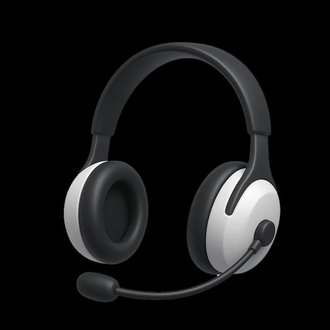 Alshaheera logo with headset