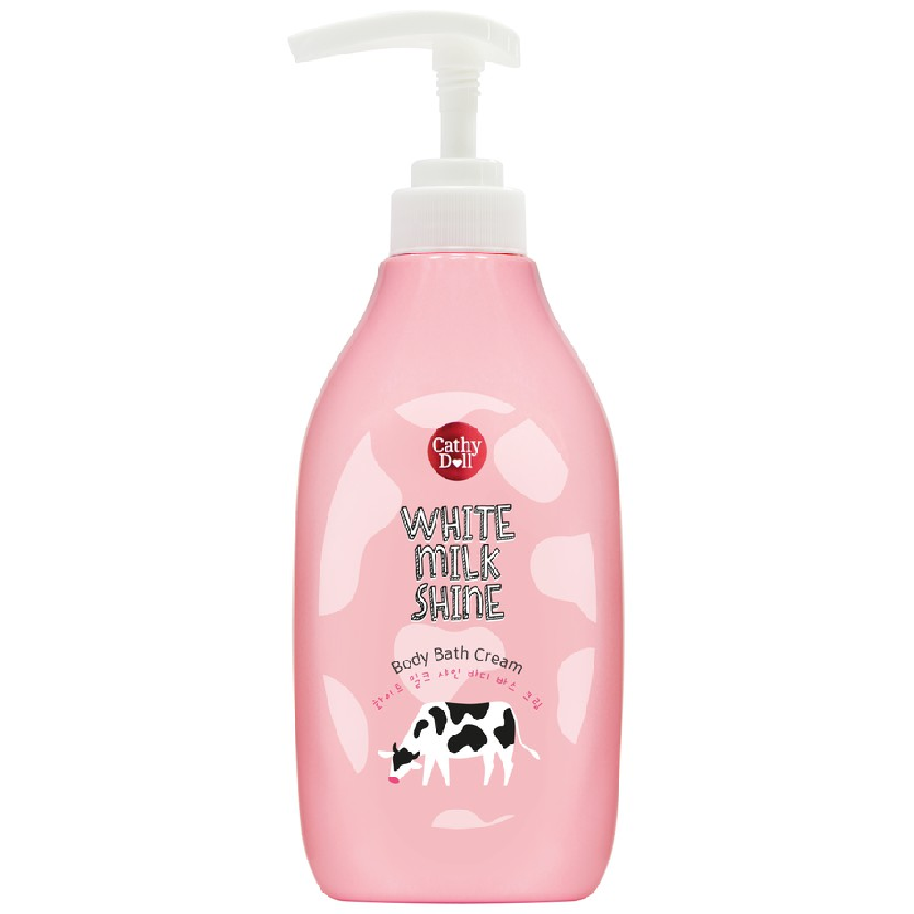 White Milk Shine Body Bath Cream 450 ml