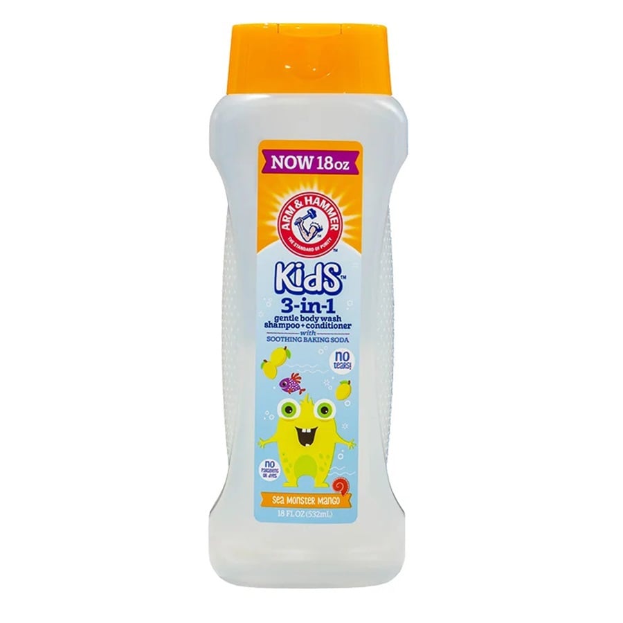 Kids 3 In 1 Gentle Body Wash & Shampoo & Conditioner 532 ml