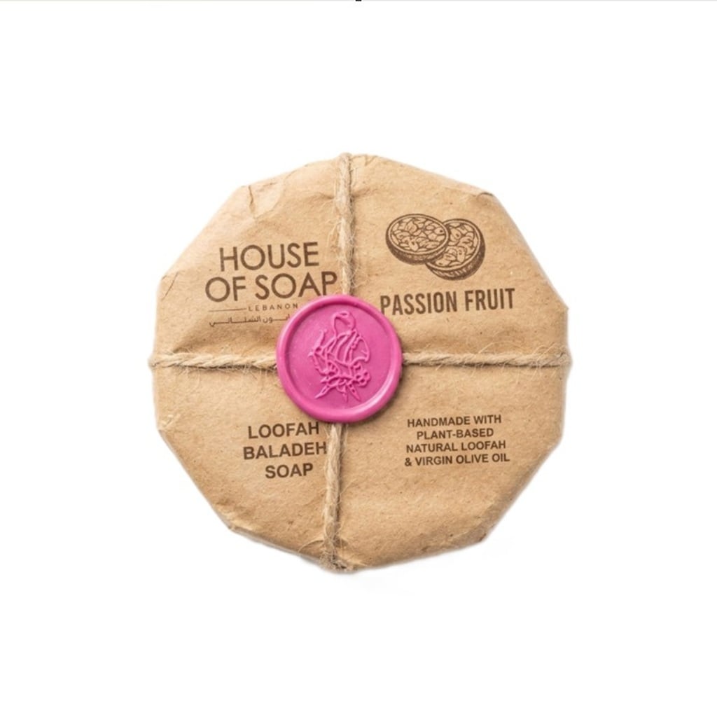 Traditional Soap With Loofah (Passion Fruit) 300g