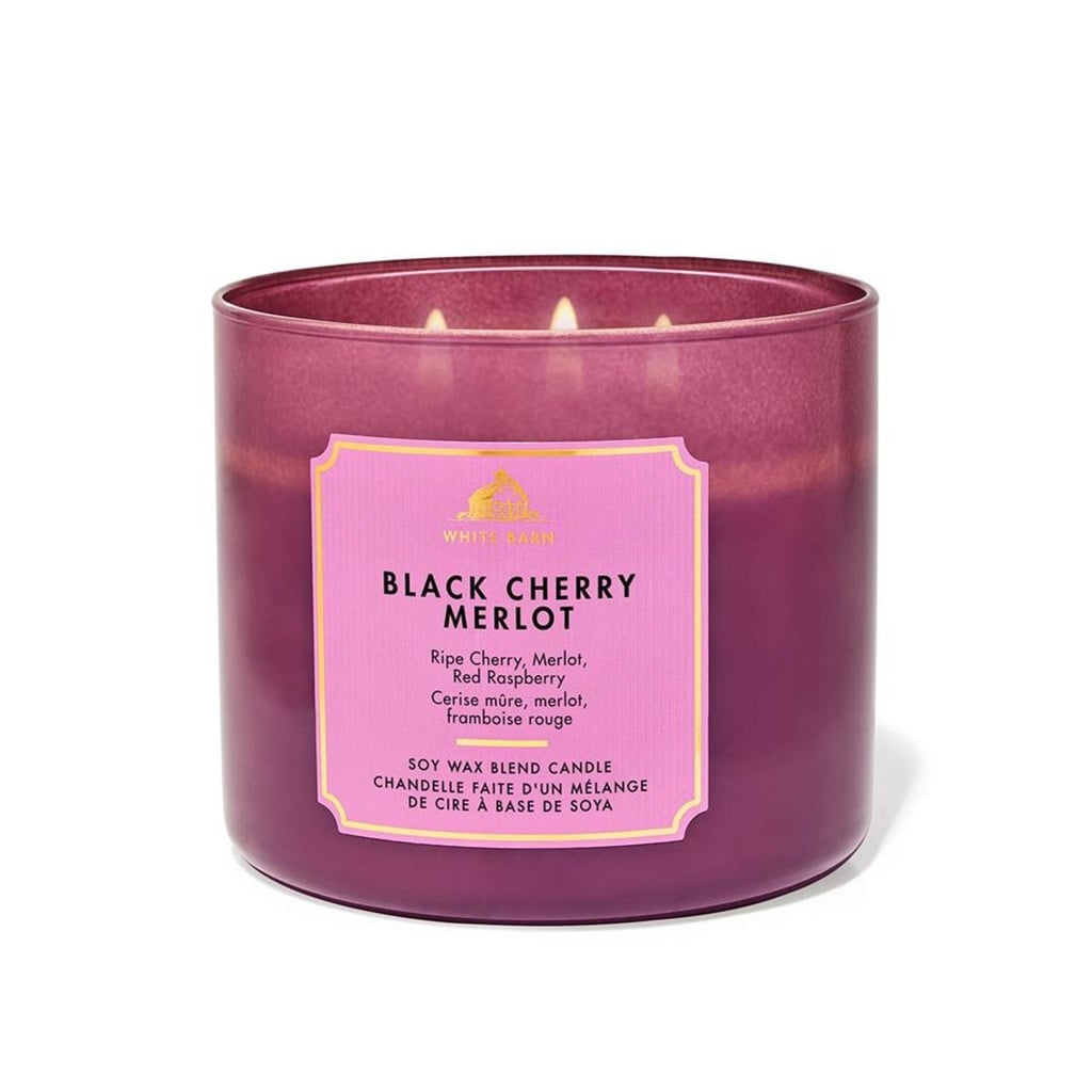 Black Cherry Merlot 3 Wick Scented Candle 411 g