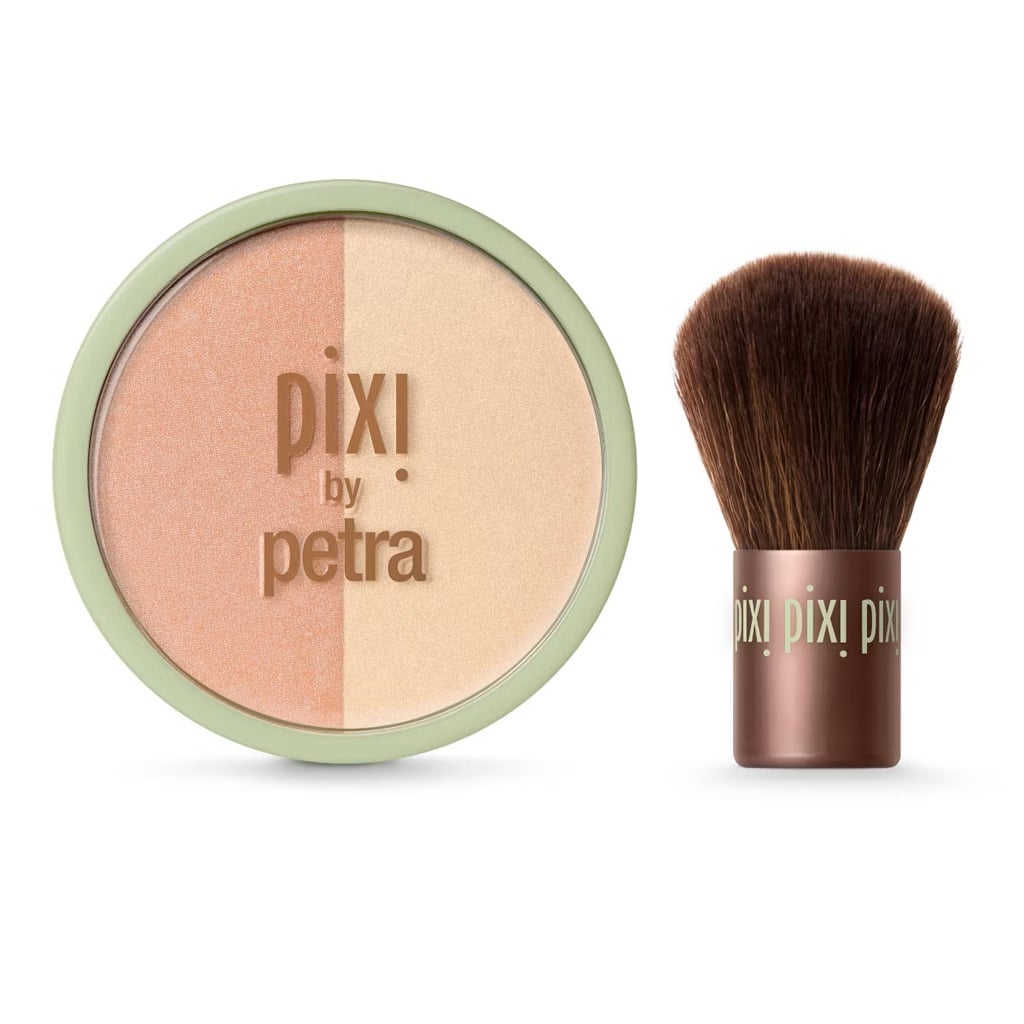 Beauty Blush Duo + Kabuki (Peach Honey)