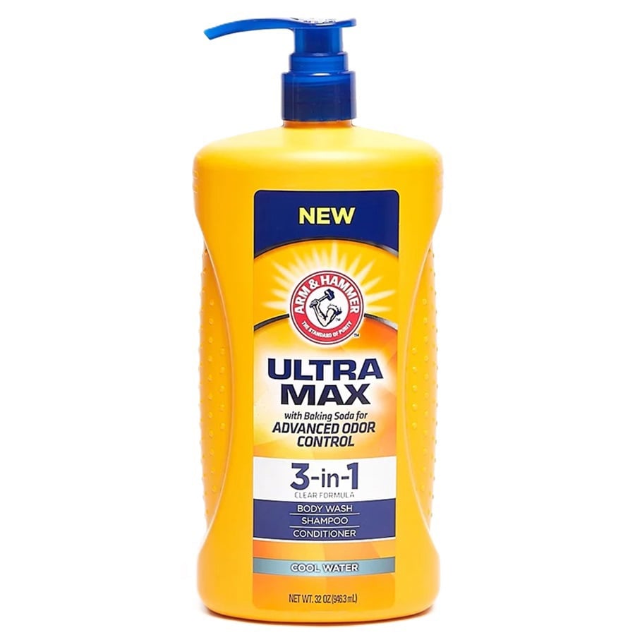 Ultra Max 3-in-1 Shampoo Conditioner Body Wash Cool Water 946 ml