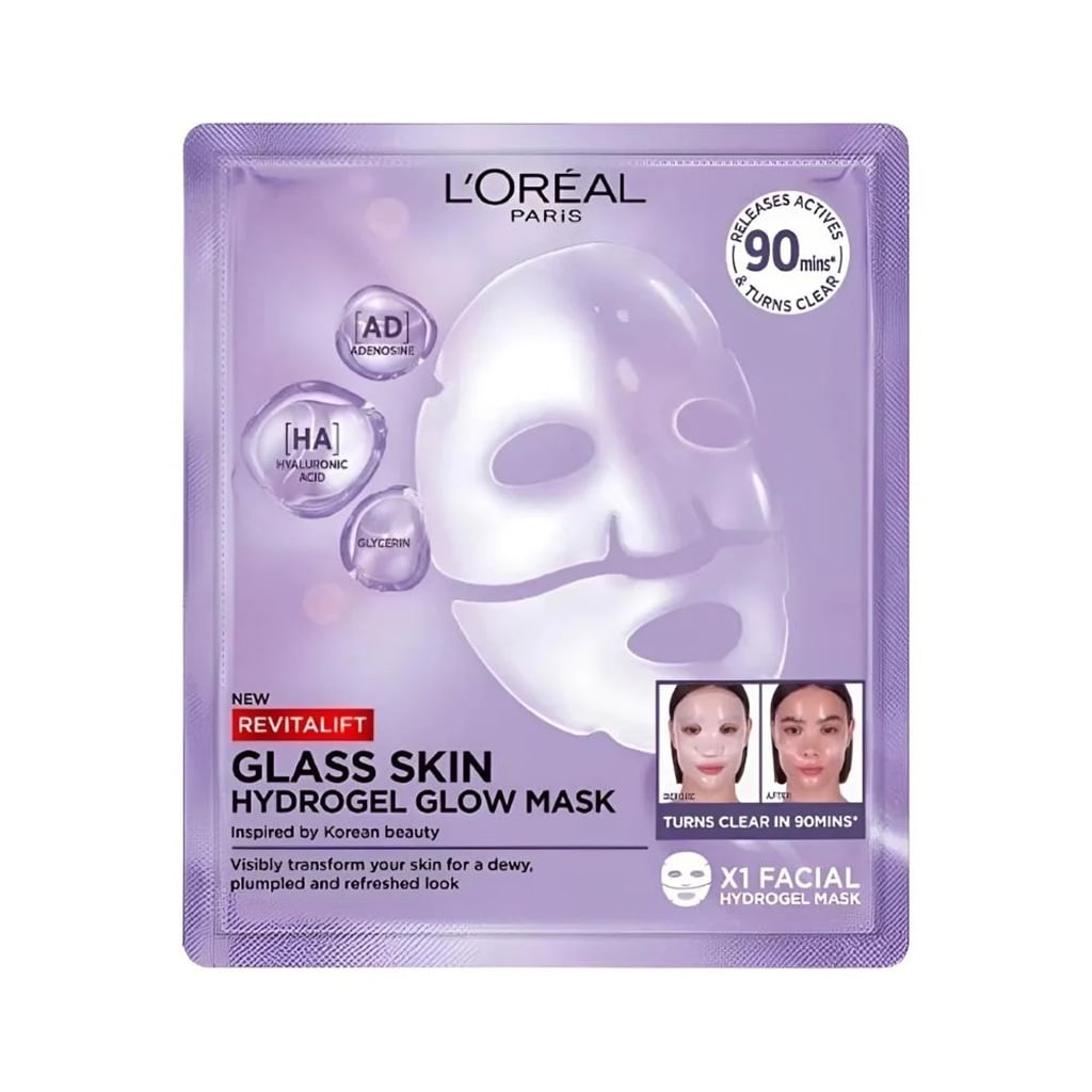 Revitalift Glass Skin Hydrogel Glow Mask