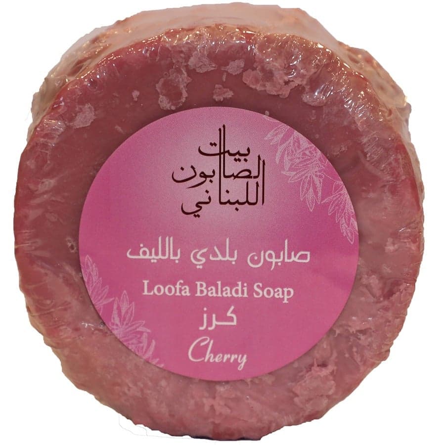 صابون بلدي بالليف والكرز 300 غم
