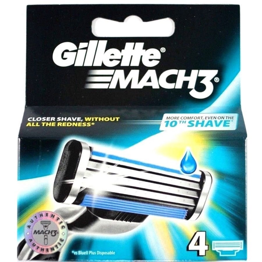 Mach 3 Replacement Blades 4 PCS
