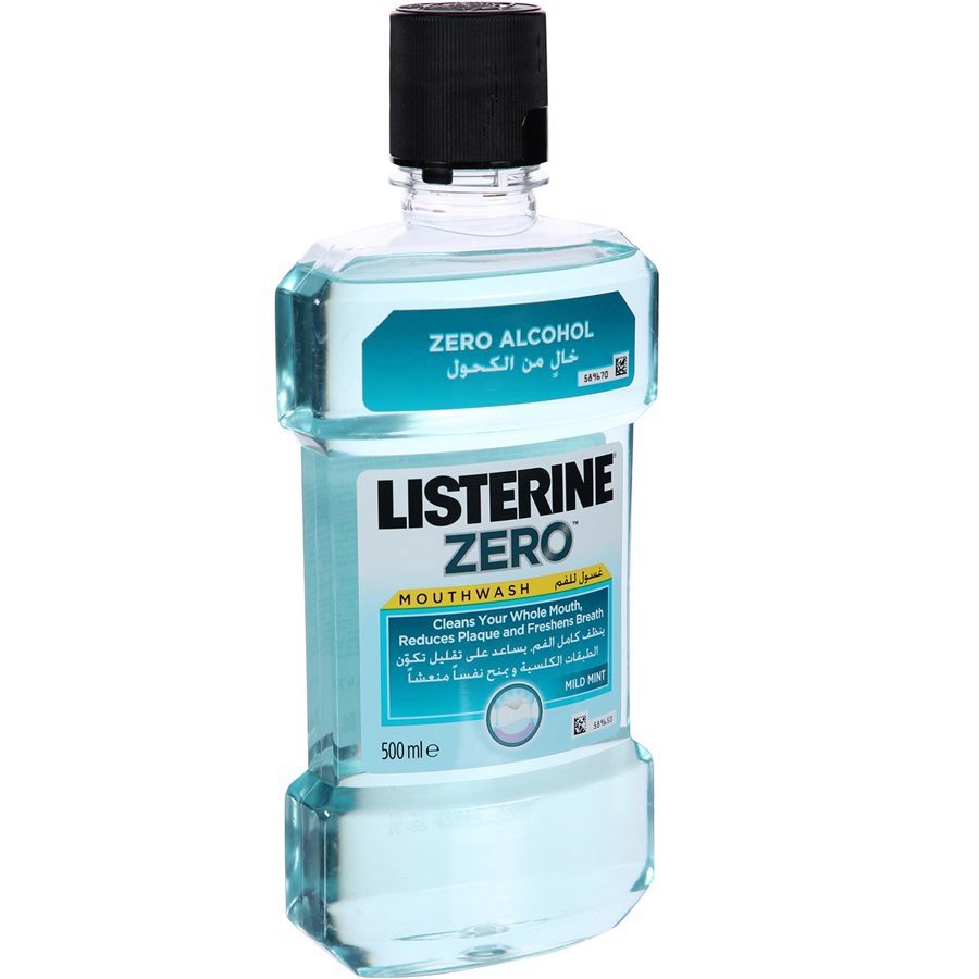 Mouthwash Zero Alcohol Mild Mint 500 ml